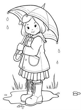 Kids-n-fun.de | 22 Ausmalbilder von Regenschirm